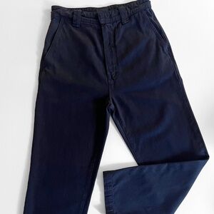 Mother The Punk 76 Ankle Pants Navy Blue 24